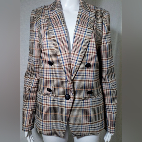 Evereve Plaid Blazer - Picture 1 of 9